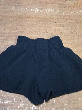 Marine Layer Black Textured Women's Shorts Small